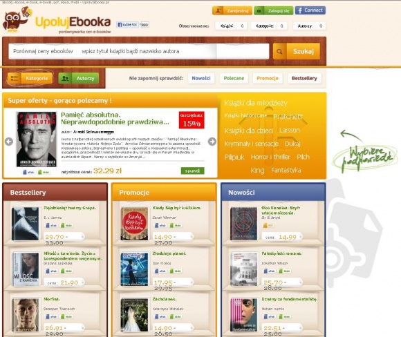 Kolejny powód, by czytać tylko legalne e-booki BIZNES, Konsument - Każdy, kto korzysta z e-książek potrafi podać przynajmniej kilka powodów, dla których warto wybierać legalne e-booki. By zachęcić Polaków do podzielenia się tą wiedzą z innymi, portal UpolujEbooka.pl zorganizował konkurs, którego zwycięzca otrzyma czytnik e-książek.