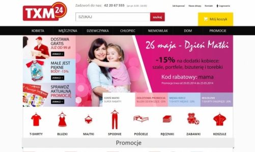 txm24.pl – pierwszy dyskont odzieżowy on-line