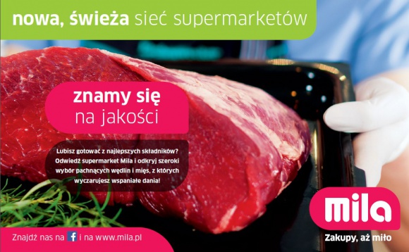 Agencja 4FRAME dla sieci MILA BIZNES, Handel - 4FRAME Shopper Marketing & Communication odpowiada za komunikację ATL sieci supermarketów MILA. Agencja odpowiada także za koncept kampanii wprowadzającej nową markę na rynek oraz realizację, w ramach działań komunikacyjnych sieci, wybranych projektów BTL.