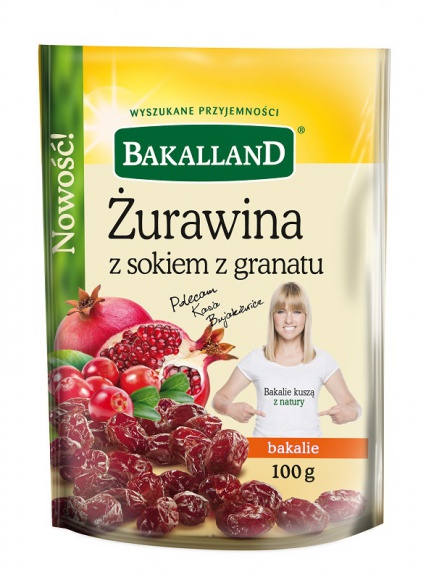 Żurawina z sokiem z granatu Najlepszym Produktem 2016