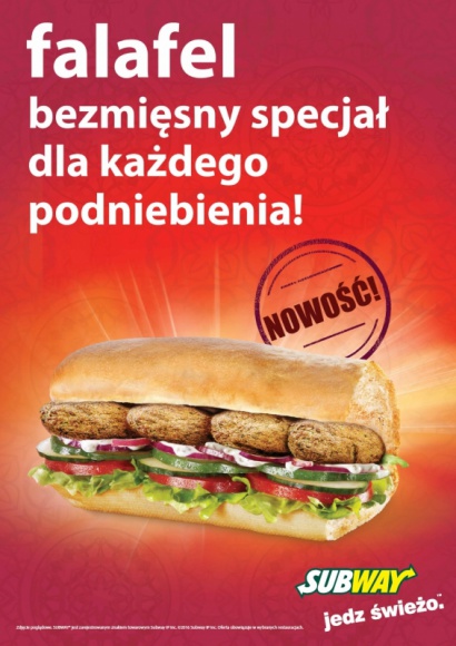 Nowość w menu SUBWAY® BIZNES, Handel - Nowość w menu SUBWAY