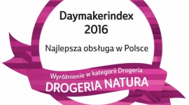 Drogerie Natura z wyróżnieniem w rankingu Daymakerindex BIZNES, Konsument - Natura otrzymała wyróżnienie za najlepszą obsługę klienta w Polsce w kategorii Drogeria, wśród 152 sklepów handlu detalicznego. Sieć została doceniona za profesjonalizm, uprzejmość, zaangażowanie oraz pozytywne usposobienie sprzedawców.
