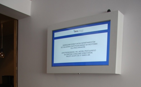 Innowacje w komunikacji. Vendmedia firmy Pay2Vend BIZNES, Handel - Vendmedia, czyli zarządzane internetowo monitory, wykorzystywane w komunikacji wewnętrznej i zewnętrznej - to nowy, autorski produkt białostockiej firmy P2V Polska dla zakładów pracy, biur i instytucji.