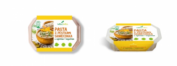 Nowość marki Well Well - Pasta z pestkami słonecznika, z ogórkiem i koperkiem BIZNES, Handel - Pasta z pestkami słonecznika, z ogórkiem i koperkiem to kolejna pozycja z gamy produktowej nowej marki Well Well. Marka oferuje pyszne różnorodne pasty roślinne, ze składem bliskim naturze.