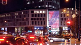 Pierwsza kurtyna ledowa w Polsce działa już w Placu Unii
