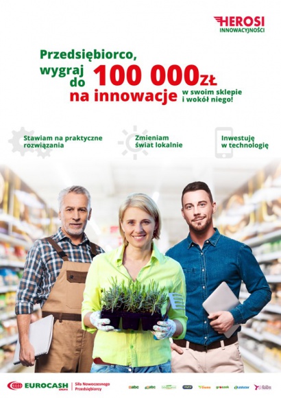 Eurocash sfinansuje innowacyjne zmiany w sklepach lokalnych przedsiębiorców BIZNES, Handel - Eurocash sfinansuje innowacyjne zmiany w sklepach lokalnych przedsiębiorców lub w ich okolicach. Zwycięzców wybiorą internauci i jury konkursu.