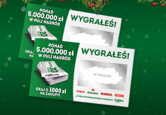 Ruszyła zimowa edycja loterii ze zdrapką w Żabce!