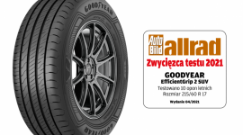 Goodyear EfficientGrip 2 SUV zwycięzcą testu magazynu Auto Bild allrad Motoryzacja, BIZNES - Opona Goodyear EfficientGrip 2 SUV otrzymała najwyższe noty po wyczerpującym teście przeprowadzonym przez jeden z czołowych niemieckich magazynów motoryzacyjnych Auto Bild allrad.